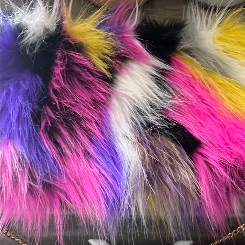 Multicolor Faux Purse